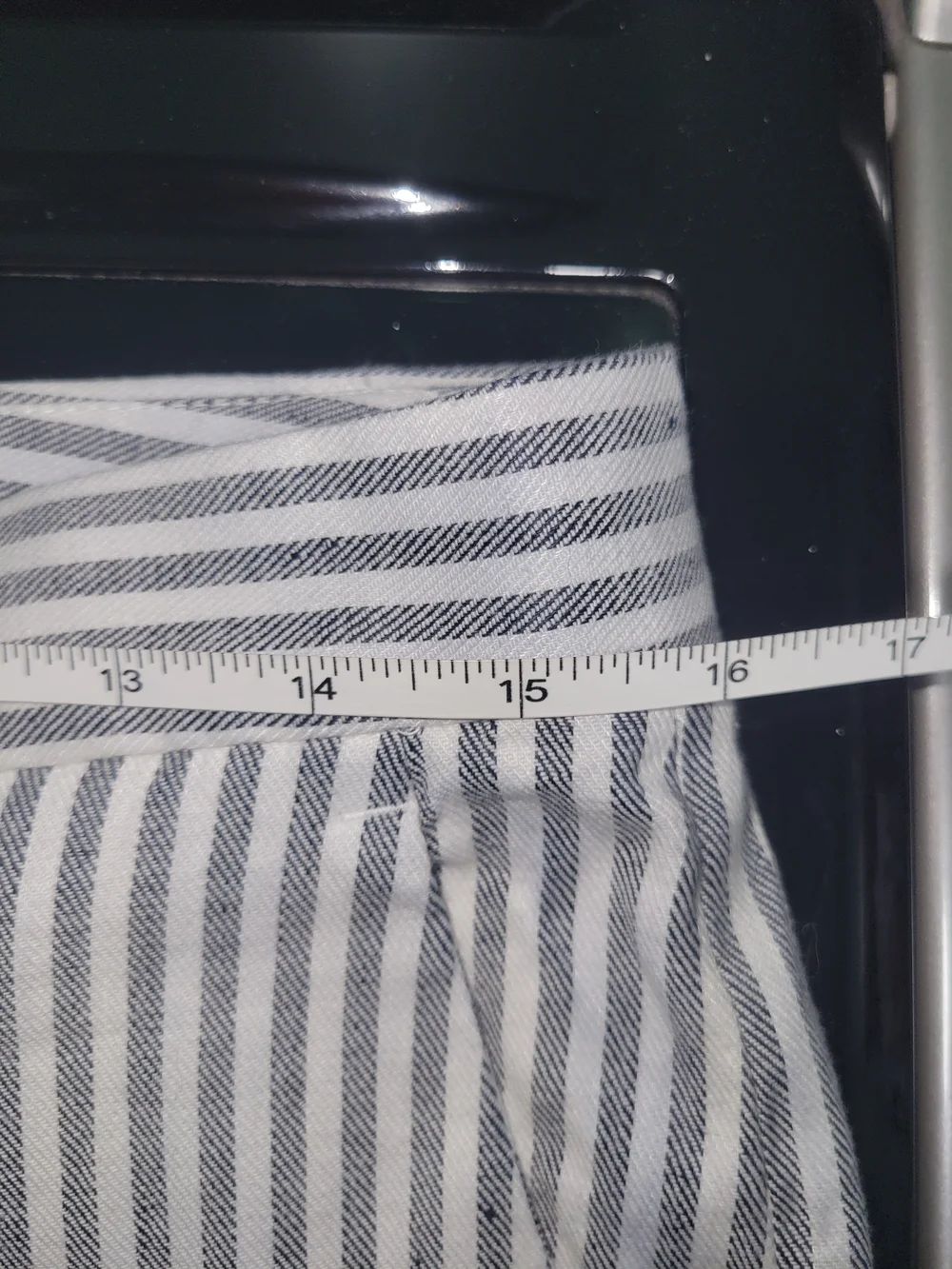 Banana Republic NWOT Women’s Avery Black/White Striped Pants Size 8